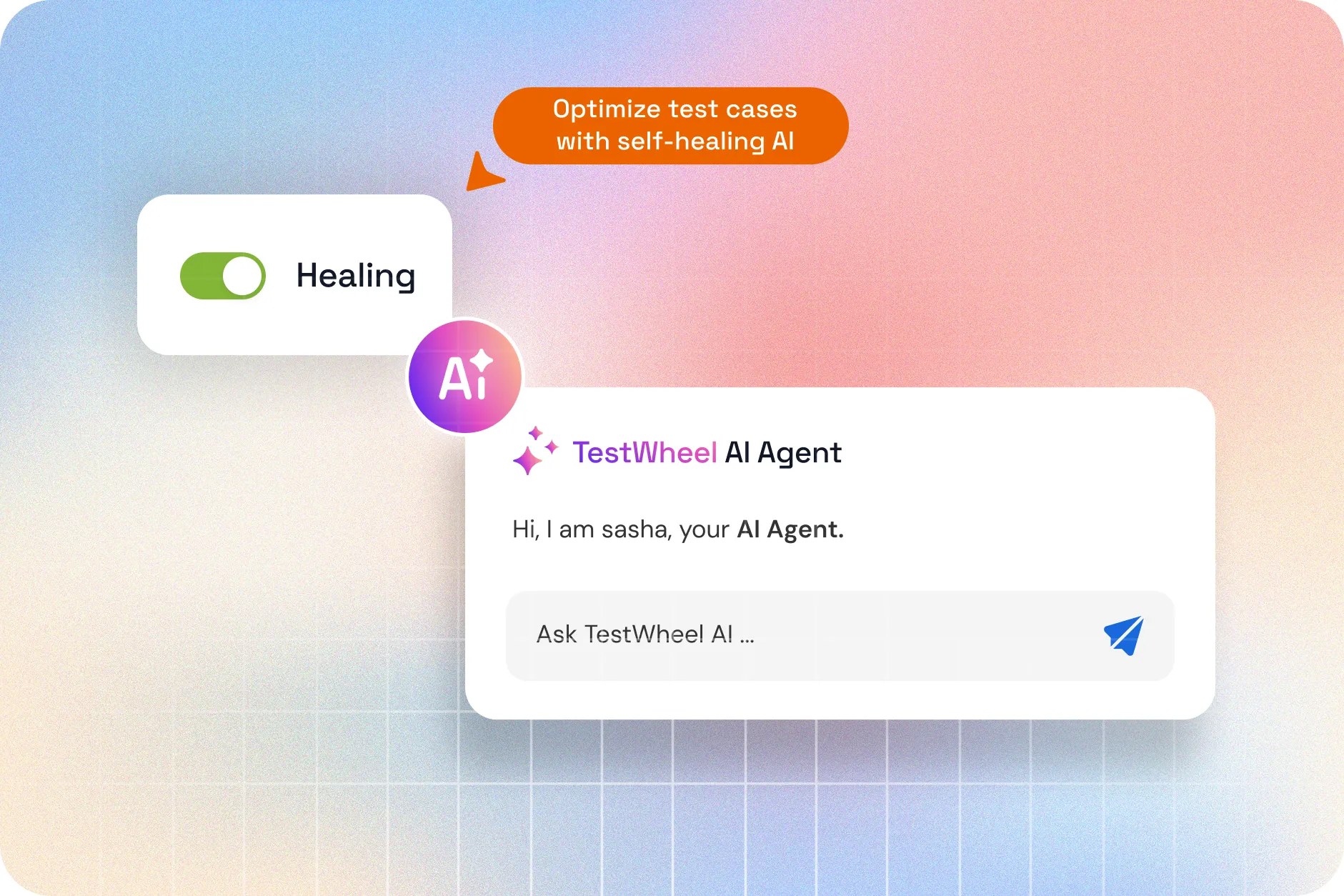 Author Tests with AI and Self-Heal