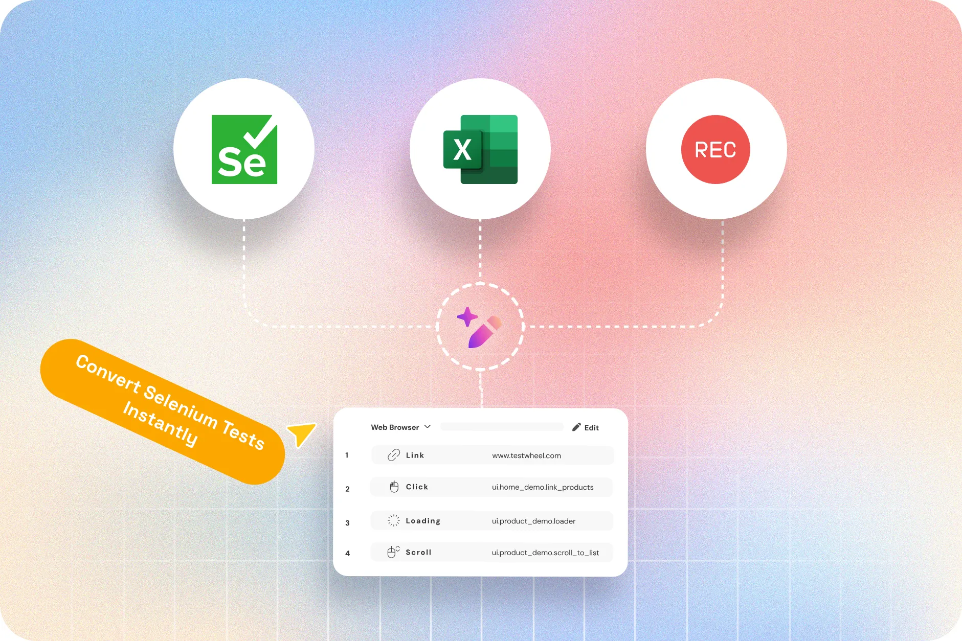 Easily Transition from Selenium to TestWheel